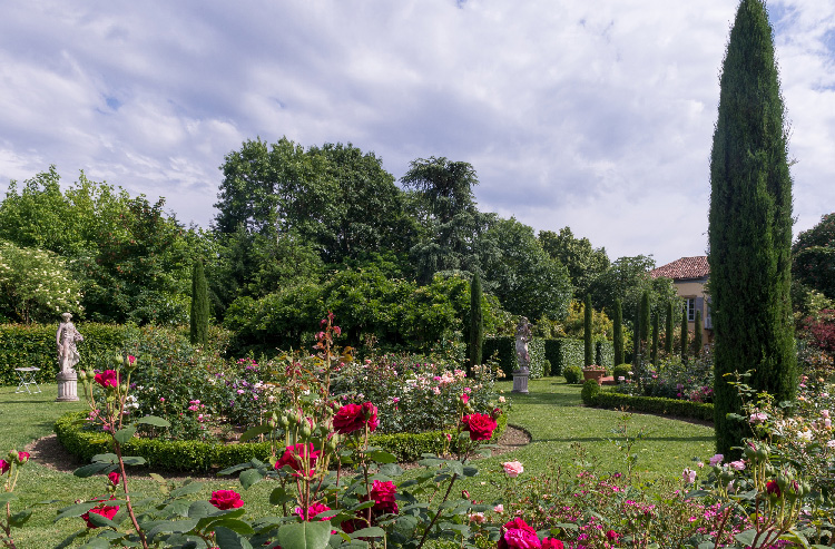 jardin du château de Marrast
