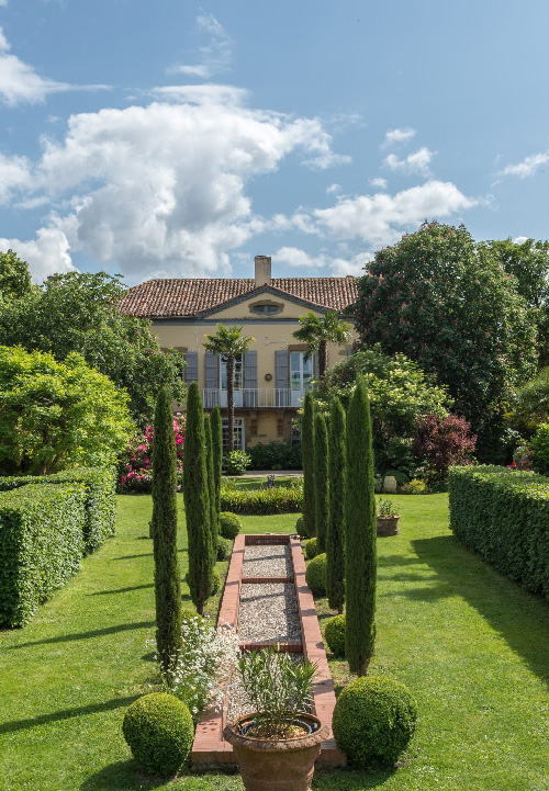 jardin du château de Marrast