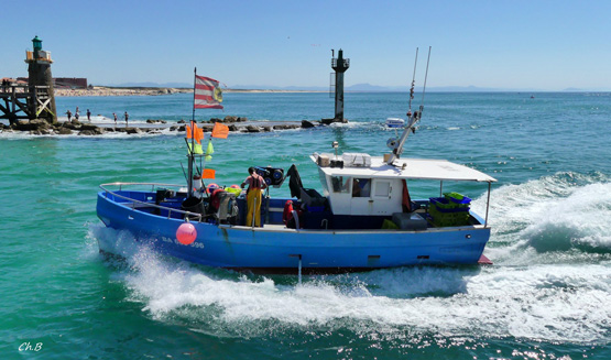 Bateau de pêche-Capbreton © Chantal Bonnemayre