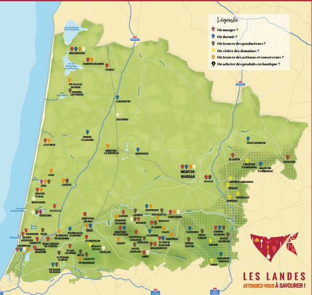 Automne Gourmand-carte des Landes