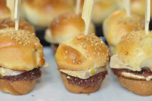 Mini Burger foie gras et figues