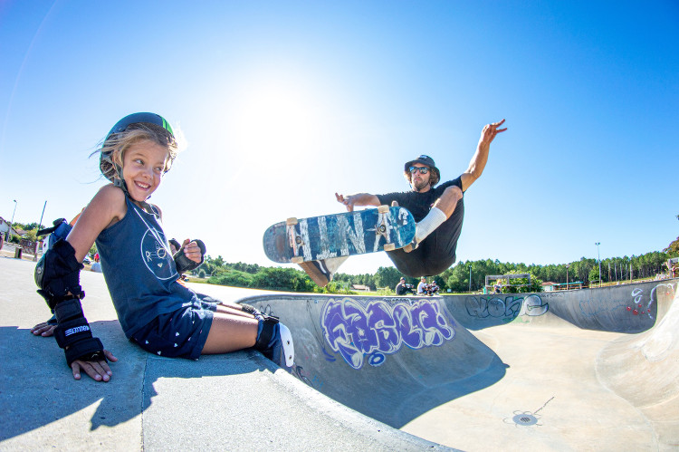 cours de skate avec l'école Soonline