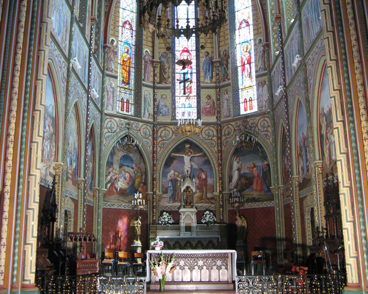 Chœur de l'église de Tartas Landes