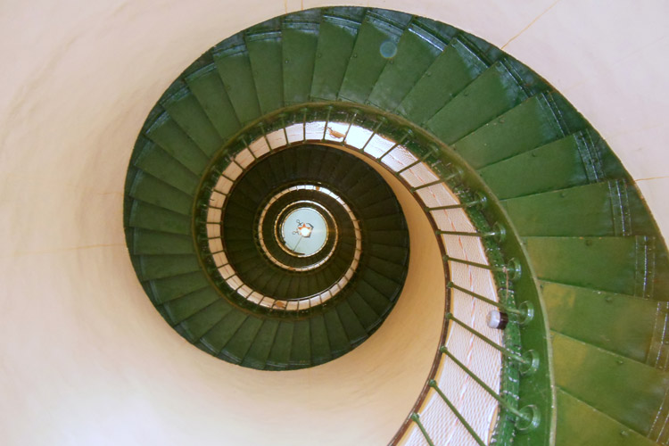 Escalier phare de contis