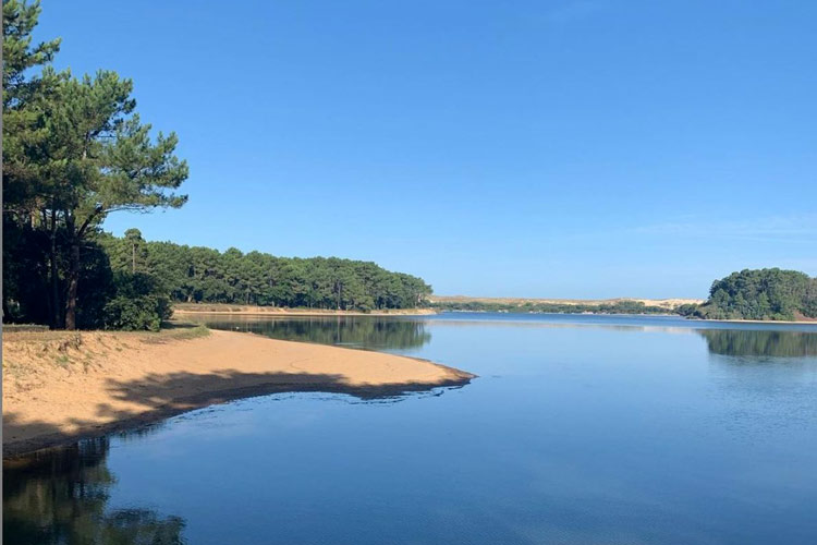 Vue lac du Port d'Albret