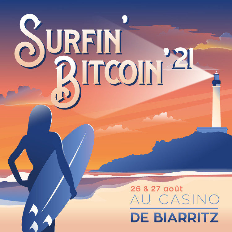 visuel du Surfin' Bitcoin 2021