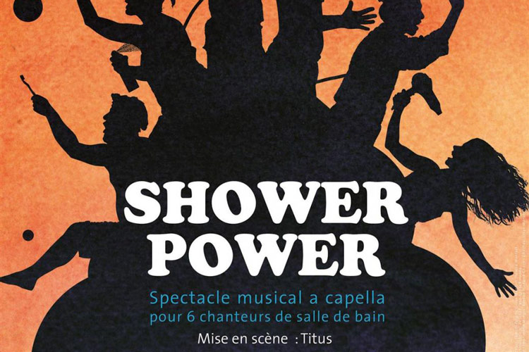 Affiche shower power spectacle musical