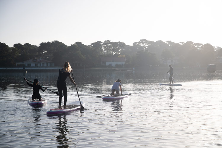 Paddle lac d'Hossegor roxy pro france 2021