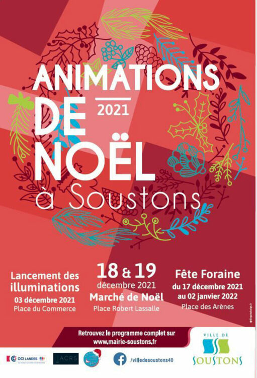 Animations de Noel Soustons sorties week-end landes 17 décembre