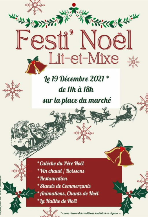 Festi noel lit-et-mix sorties week-end landes 17 décembre