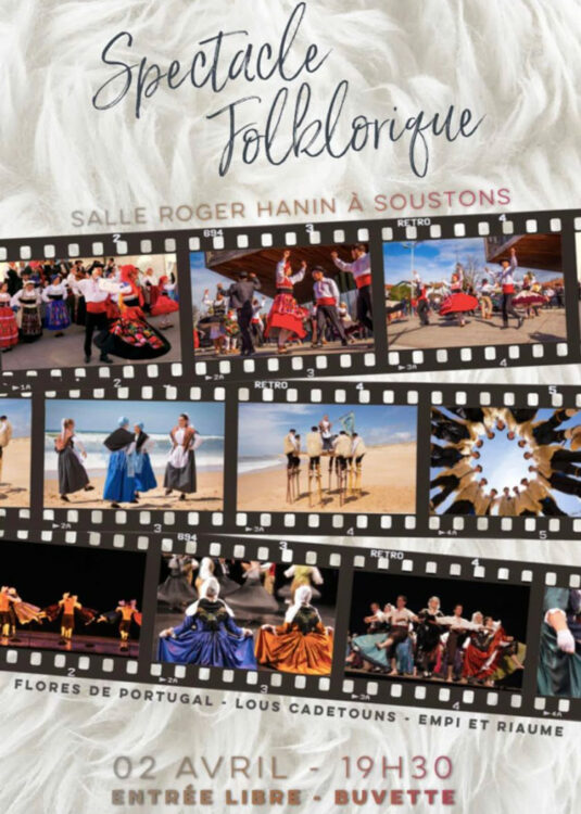 spectacle folklorique soustons salle roger hanin week-end 2 avril landes