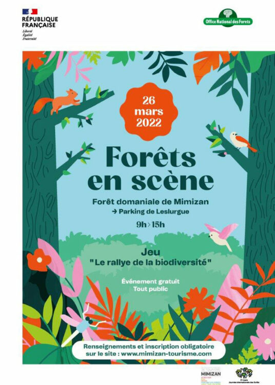 forets en scene mimizan landes week-end 26 mars