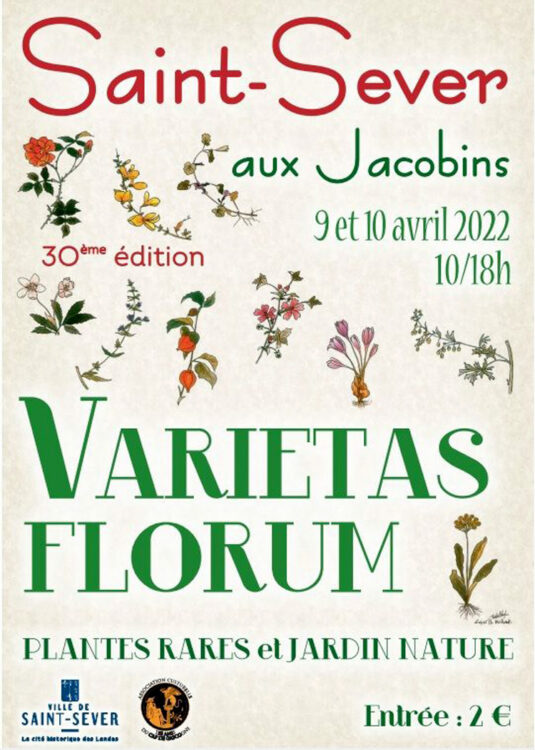 varietas florum saint severs jacobins sorties landes week-end 9 avril