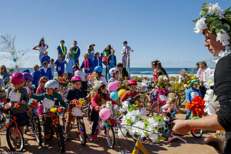 velos en fleurs biscarrosse printemps landes week-end 2 avril