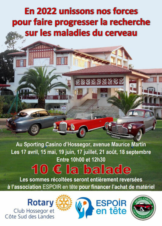 voitures anciennes hossegor balade week-end 18 juin landes