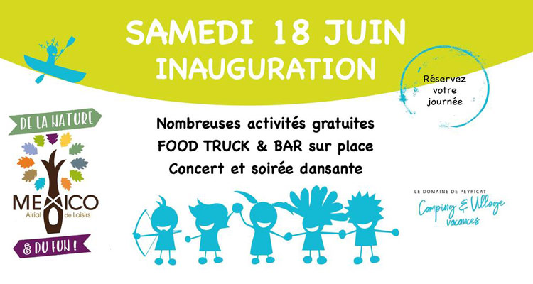 inauguration domaine loisir sabres week-end 18 juin landes