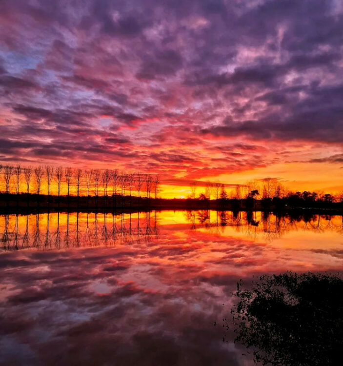 sunset coucher de soleil lac de tastoa