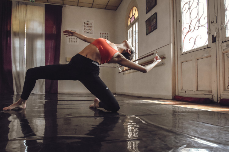 danseuse de modern jazz à l'école Choream