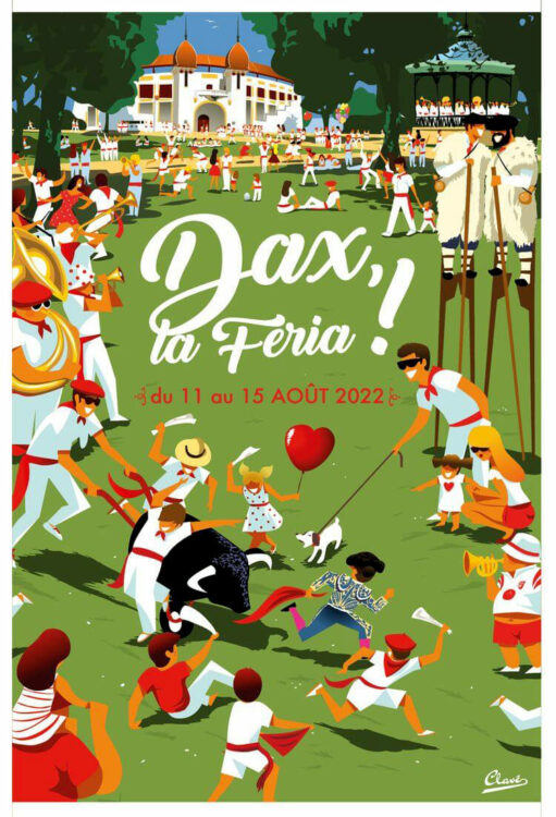 affiche fêtes de dax landes feria