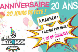 anniversaire 20 ans centre leclerc