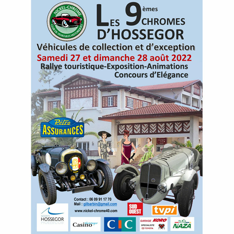 9eme chromes hossegor vehicules de collection landes