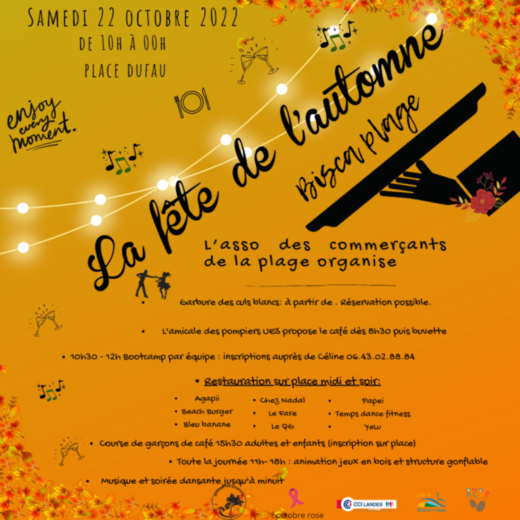 fête automne biscarrosse