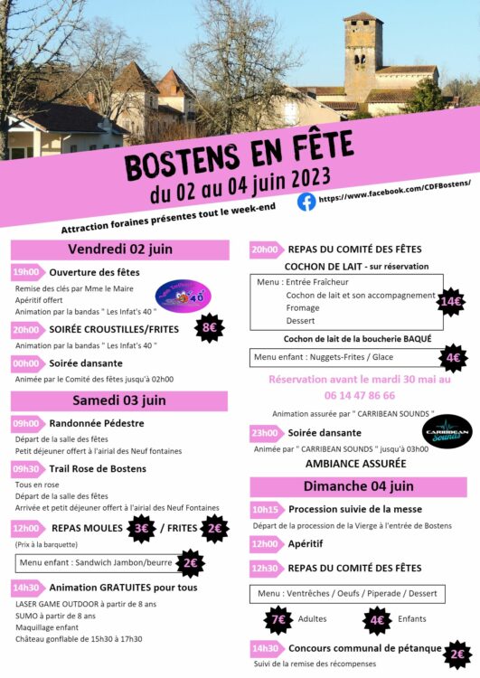 fêtes de bostens