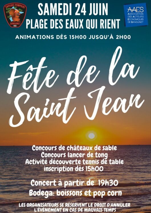 fête de la st jean-sanguinet