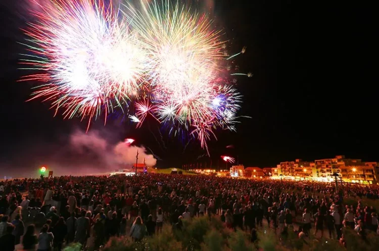 feu d'artifice biscarrosse