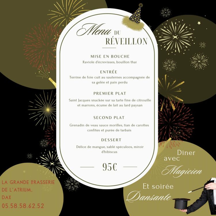 réveillon 2023-atrium de dax