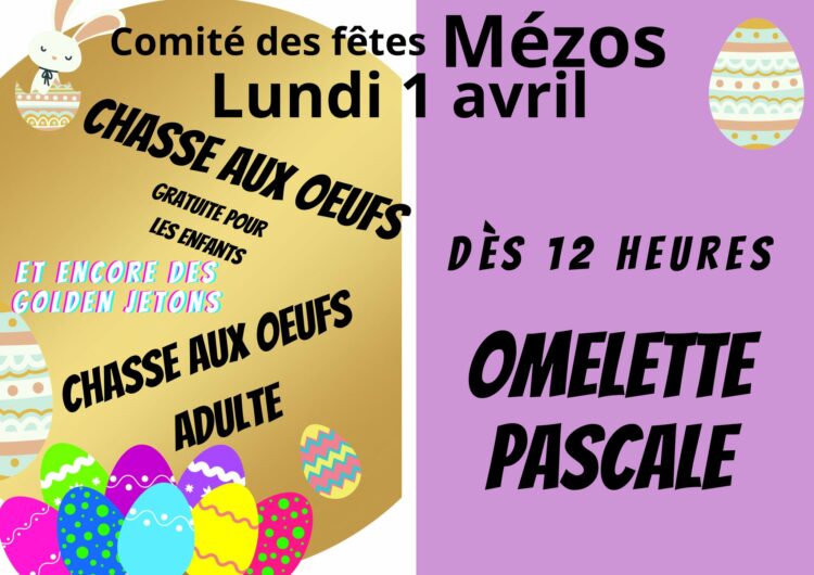 chasse aux oeufs mézos