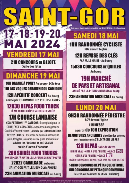 fêtes de saint-gor