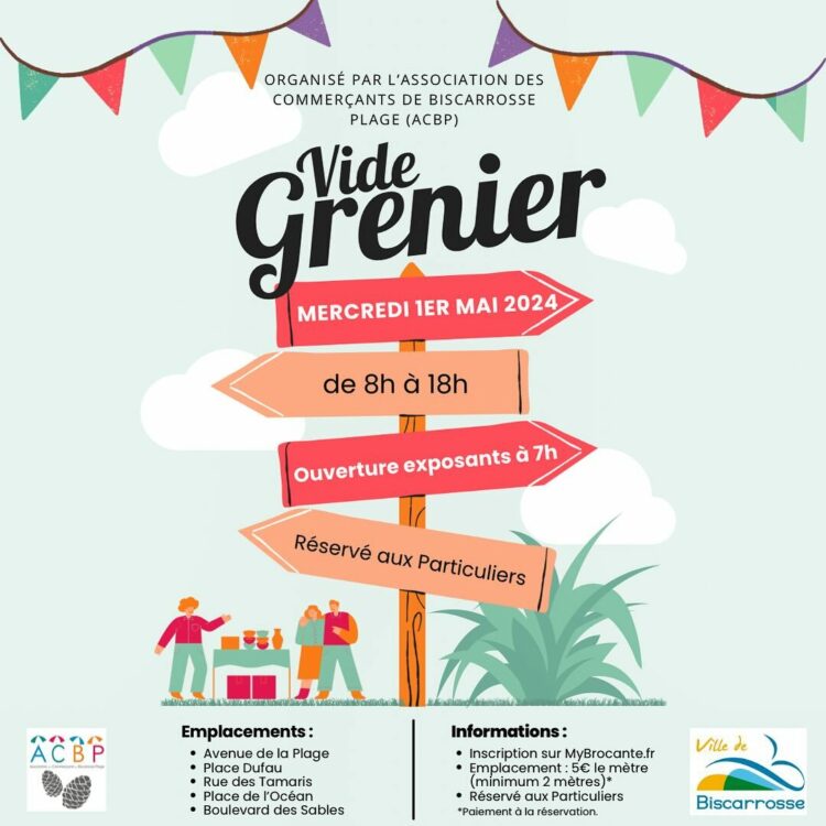 vide grenier biscarrosse