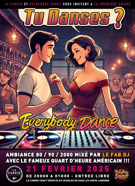 Soirée évènement tu danses